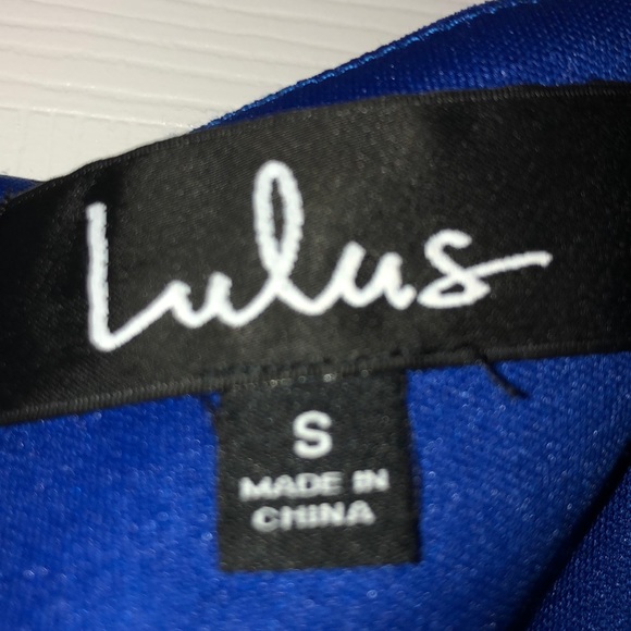 Lulus blue dress size small!! NWT - Picture 5 of 6